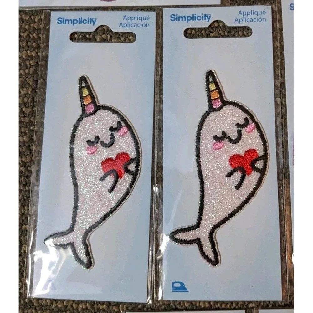 Lot of 14 Pride Appliques Iron On Patches Rainbow Love Unicorn New Simplicity